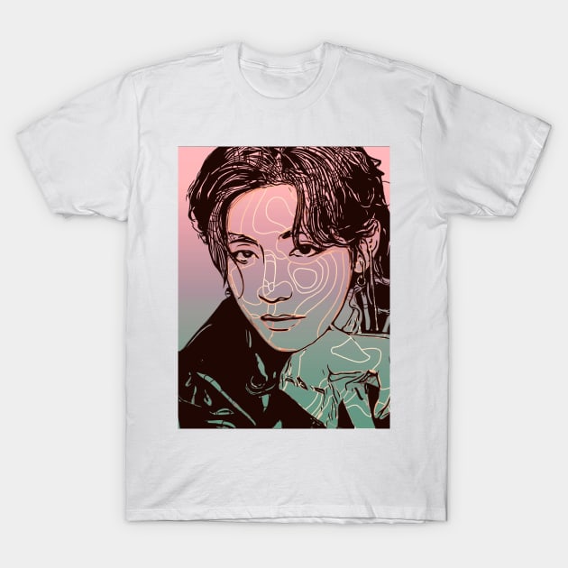 V BTS T-Shirt by tepudesigns